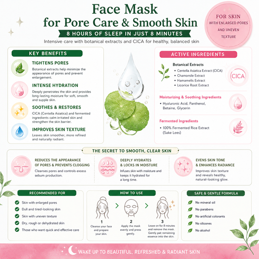 KOSE Clear Turn Keana Komachi Face Mask 7Sheets CICA Japan