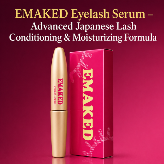 EMAKED Eyelash Serum from Japan – Lash Growth Support, Fuller & Longer-Looking Eyelashes
