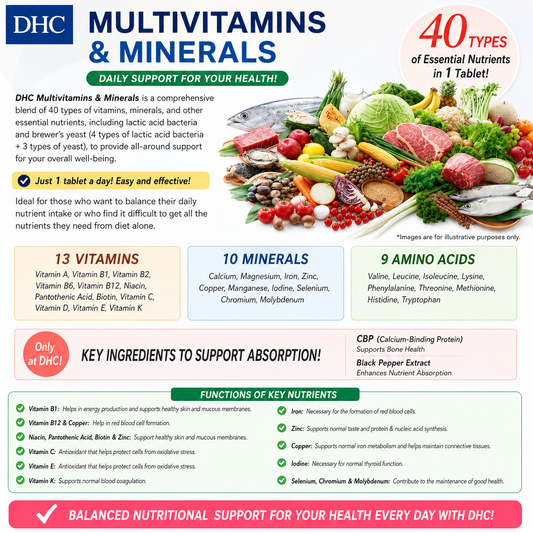 DHC Perfect Supplement Multivitamin & Minerals Japan