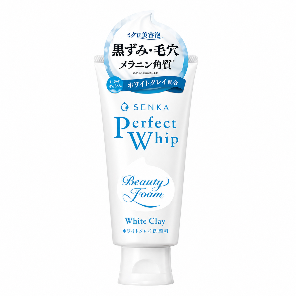 SENKA Perfect Whip Premium Clear Beauty Foam Facial Cleanser Peeling Face Wash Made in Japan