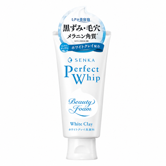 SENKA Perfect Whip Premium Clear Beauty Foam Facial Cleanser Peeling Face Wash Made in Japan