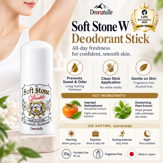 Deonatulle Soft StoneW EX / Deonatulle Soft Stone W Color Control Deodorant Stick Japan