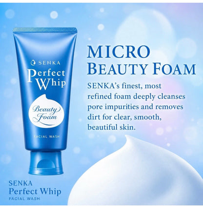 SENKA Perfect Whip Beauty Foam Facial Cleanser Japan