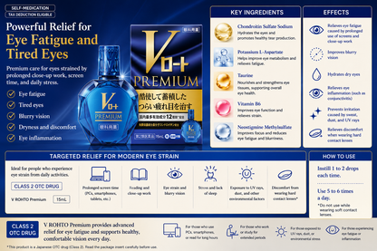 V ROHTO PREMIUM Series – Advanced Japanese Eye Care