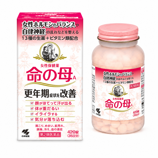 Kobayashi Inochi no Haha A 420 Tablets Women’s Menopause Support Japan
