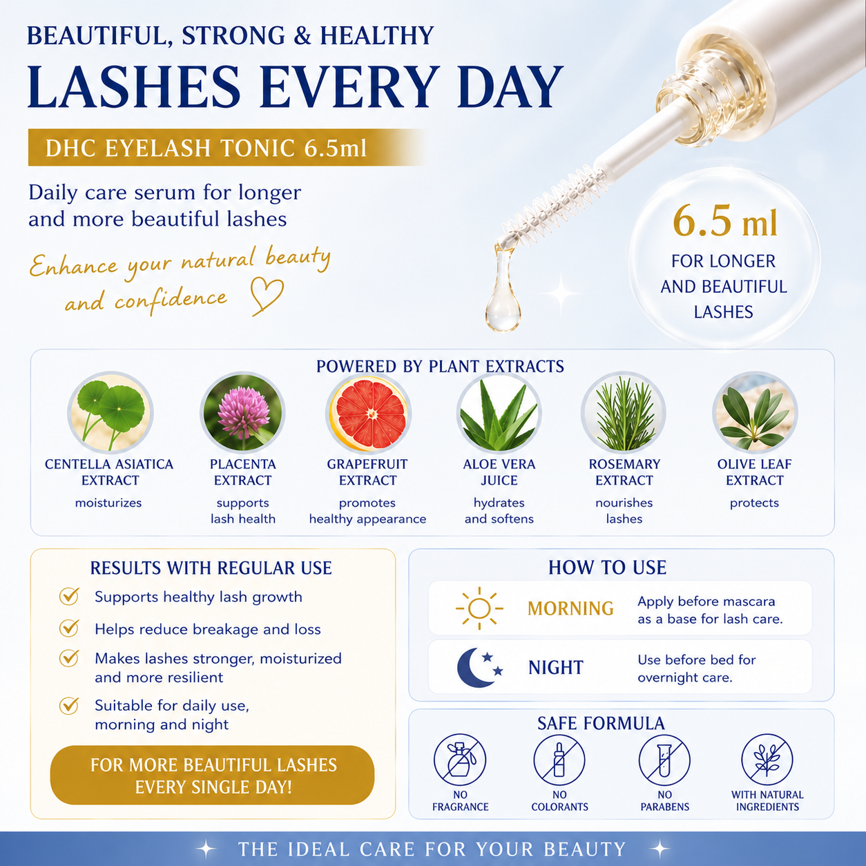DHC Eyelash Treatment Serum Moisturizing Japan