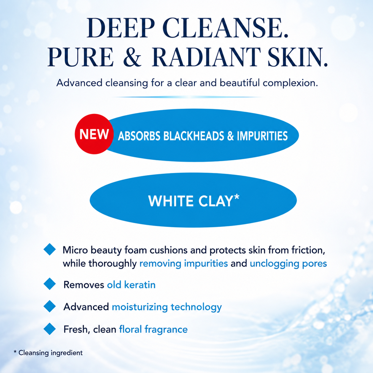 SENKA Perfect Whip Premium Clear Beauty Foam Facial Cleanser Peeling Face Wash Made in Japan