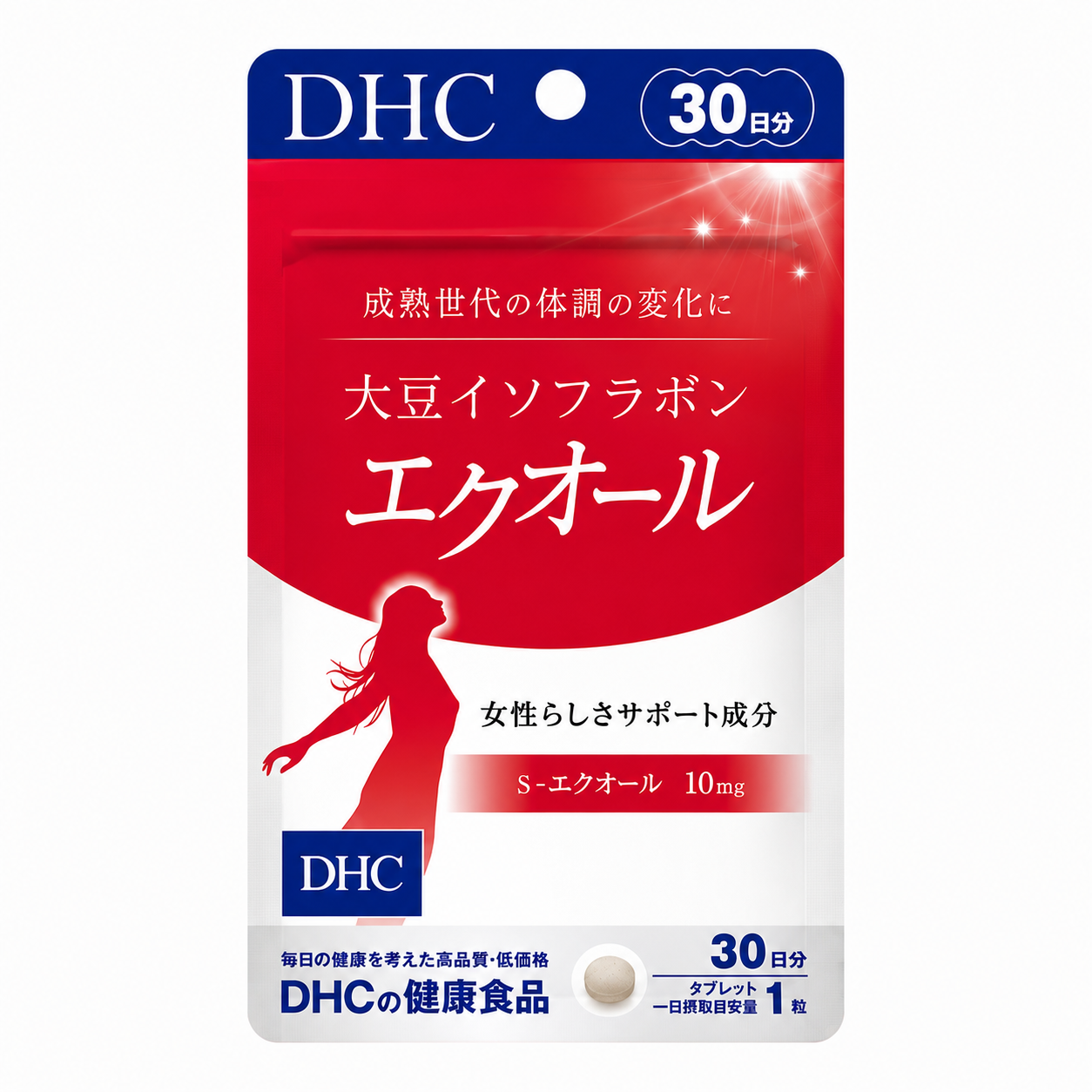 DHC Equol S-Equol 10mg Soy Isoflavone Supplement 30 Days Japan