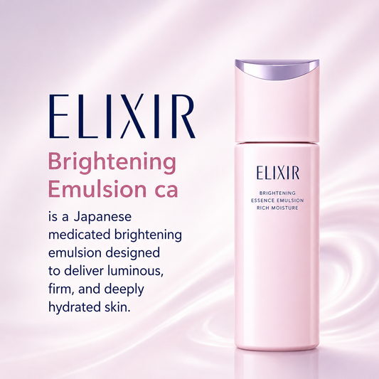 ELIXIR Brightening Emulsion ca | Firm & Deeply Hydrate Skin Japan