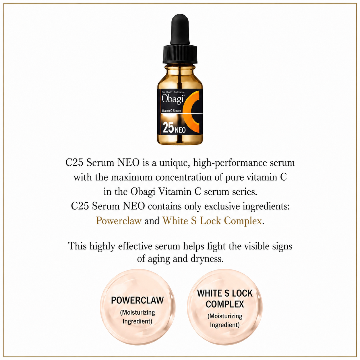 Obagi C25 Serum NEO 12mL Vitamin C Serum High Concentration Anti Aging