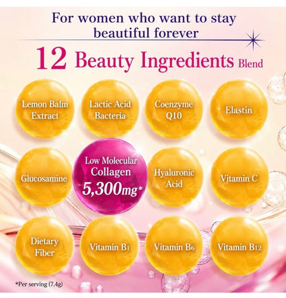 Japan Asahi Perfect Collagen Powder 60Days 2Month Beauty Supplement