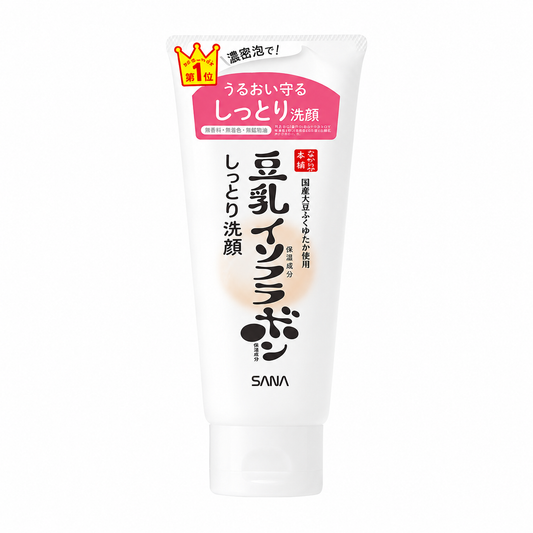 SANA Nameraka Honpo Moist Cleansing Face Wash NC Soy Isoflavone Japan