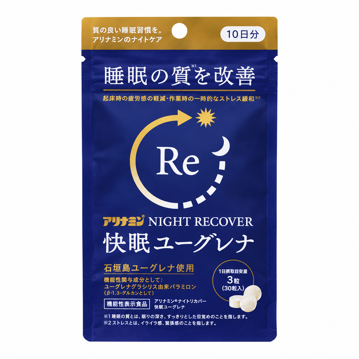 ARINAMIN NIGHT RECOVER Kaimin Euglena – 30 Tablets