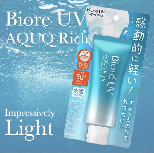 Biore UV Aqua Rich Watery Essence A Sunscreen SPF50+ PA++++ Japan