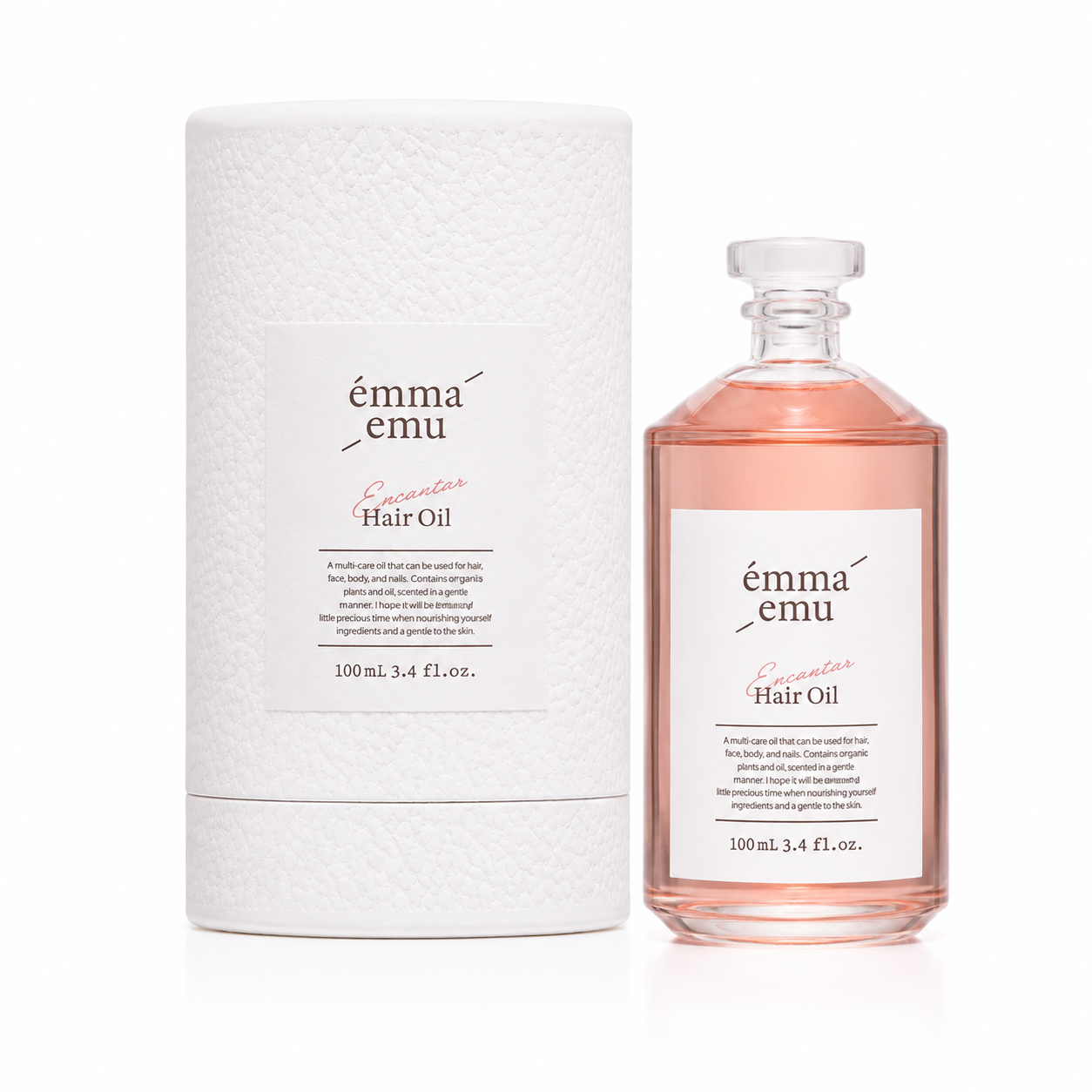 emma emu Encantar Hair Oil 100ml Multi Beauty Oil for Hair Body Nails Japan