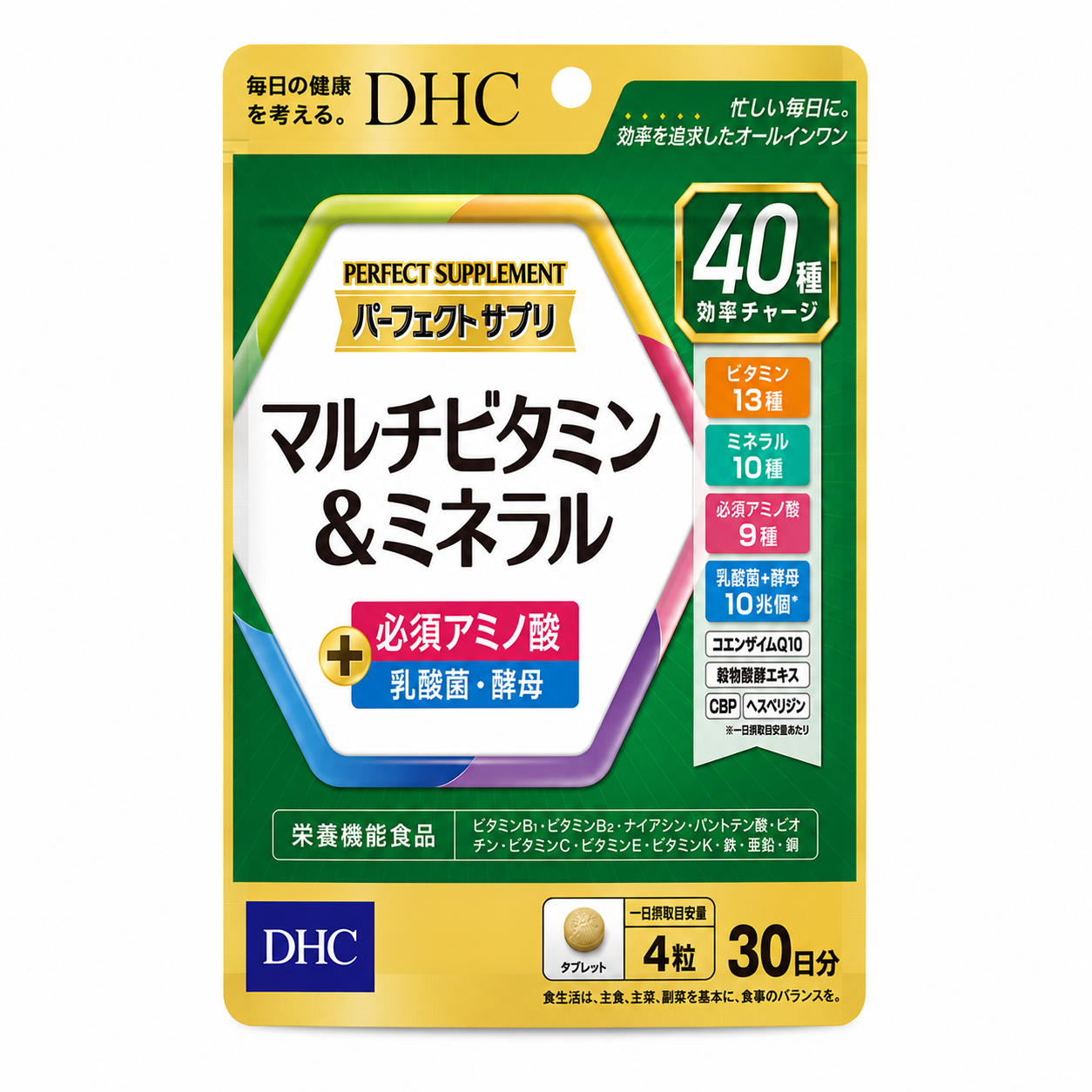DHC Perfect Supplement Multivitamin & Minerals Japan